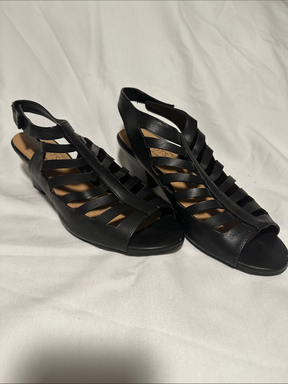 Coconuts by Matisse Black Strappy Slingback Sandals